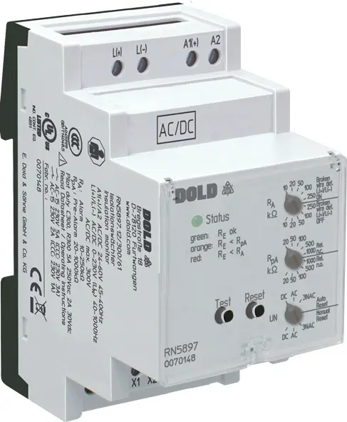 Produktfoto 1 von Dold RN5897.12/300/61 AC/DC24-60V, Isolationswächter, P\n: 0070148