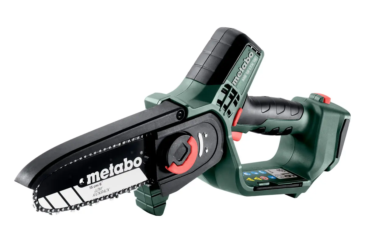 Produktfoto 1 von Metabo Akku-Gehölzsäge MS 18 LTX 15 ohne Akku und Ladegerät im Karton