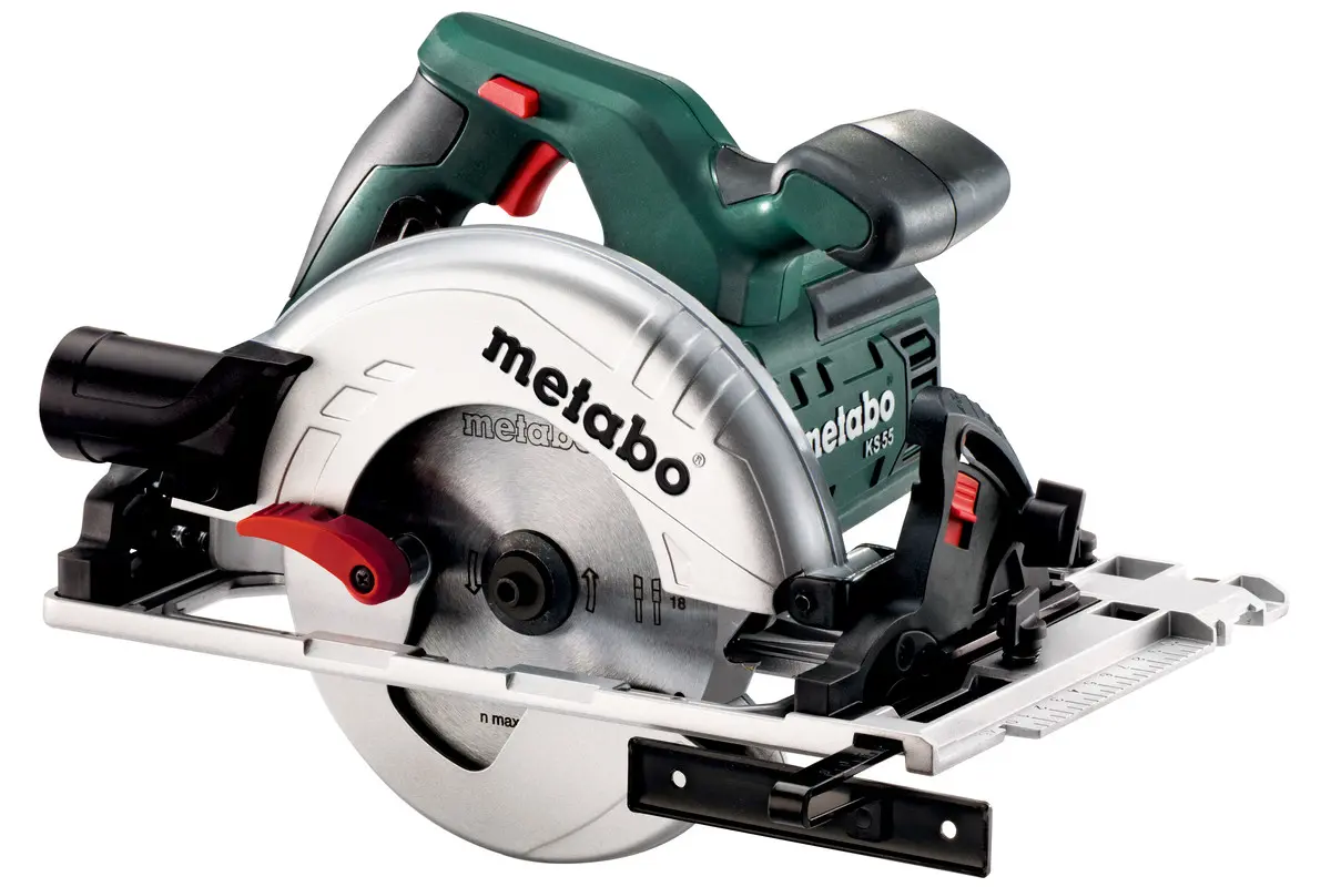 Produktfoto 1 von Metabo 600955500, Handkreissäge KS 55 FS inkl. HM-Sägeblatt im Koffer