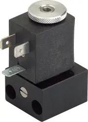 AZ Pneumatica 00.004.3, Mini-Einzelventil NC, bistabile Handnotbetätigung
