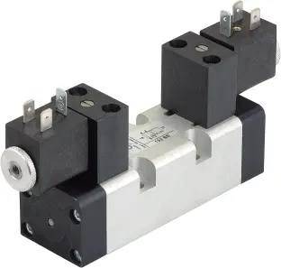 Produktfoto 1 von AZ Pneumatica 153C EE AS, Wegeventil ISO 1 5/3 geschlossen, Impulsventil