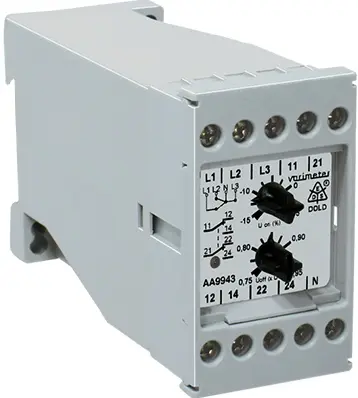 Produktfoto 1 von Dold AA9943.12/001 3AC50-400HZ 440V, Überwachungsrelais, 3-Phasen-Unterspannung, P\n: 0020154