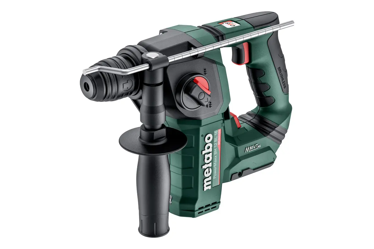 Metabo 600207850, Akku-Bohrhammer PowerMaxx BH 12 BL 16 ohne Akku ohne Lader im Karton