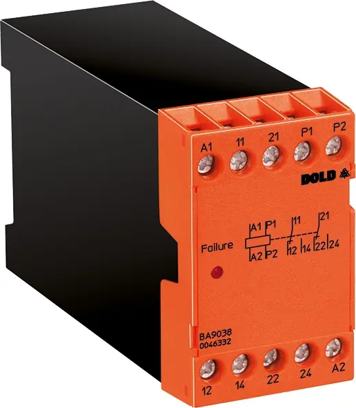 Produktfoto 1 von Dold BA9038.11/003 AC50/60HZ 230V, Thermistor-Motorschutzrelais, P\n: 0028829