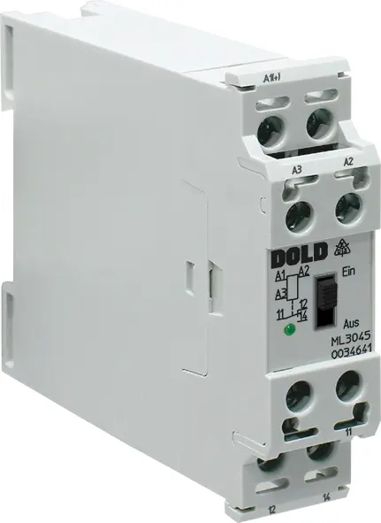 Produktfoto 1 von Dold ML3045.11/100 AC/DC24V + AC110-127V, Koppelrelais, P\n: 0038127