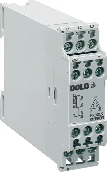 Produktfoto 1 von Dold MK9059.11 UM AC15-150HZ 150-750V, Phasenfolgerelais, P\n: 0035833