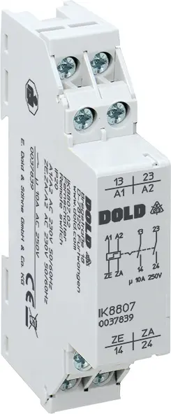 Produktfoto 1 von Dold IK8807.01 AC/DC24V, Fernschalter (Stromstoßschalter) f. Zentralschaltung