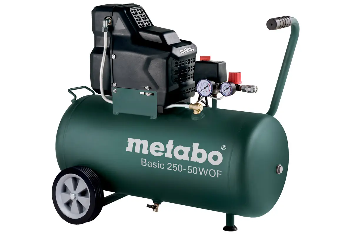Produktfoto 1 von Metabo 601535000, Kompressor Basic 250-50 W OF, 50 Liter