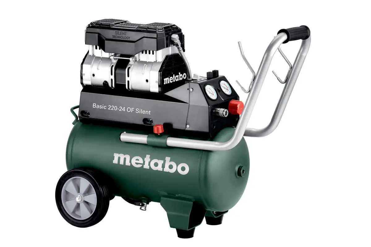 Produktfoto 1 von Metabo 601593000, Kompressor Basic 220-24 OF Silent, Flüsterkompressor