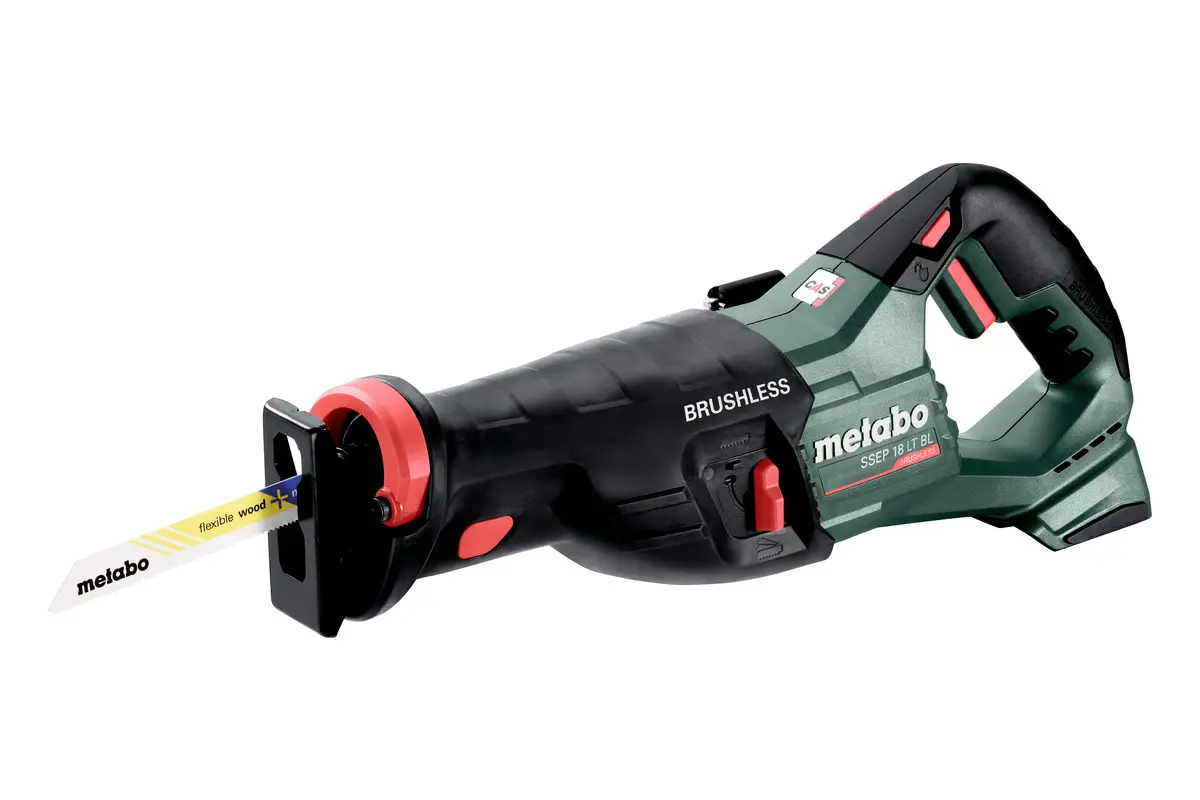 Produktfoto 1 von Metabo 601617850, Akku-Säbelsäge SSEP 18 LT BL ohne Akku und Ladegerät im Karton