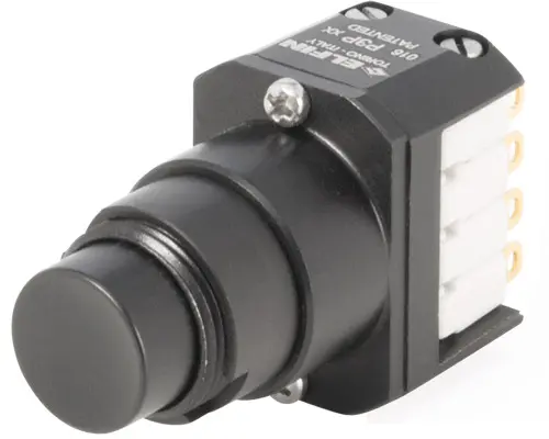Produktfoto 1 von New Elfin 016P3P44 3-Stellungs-Zustimmungsschalter, 4 N.O.+4 N.C