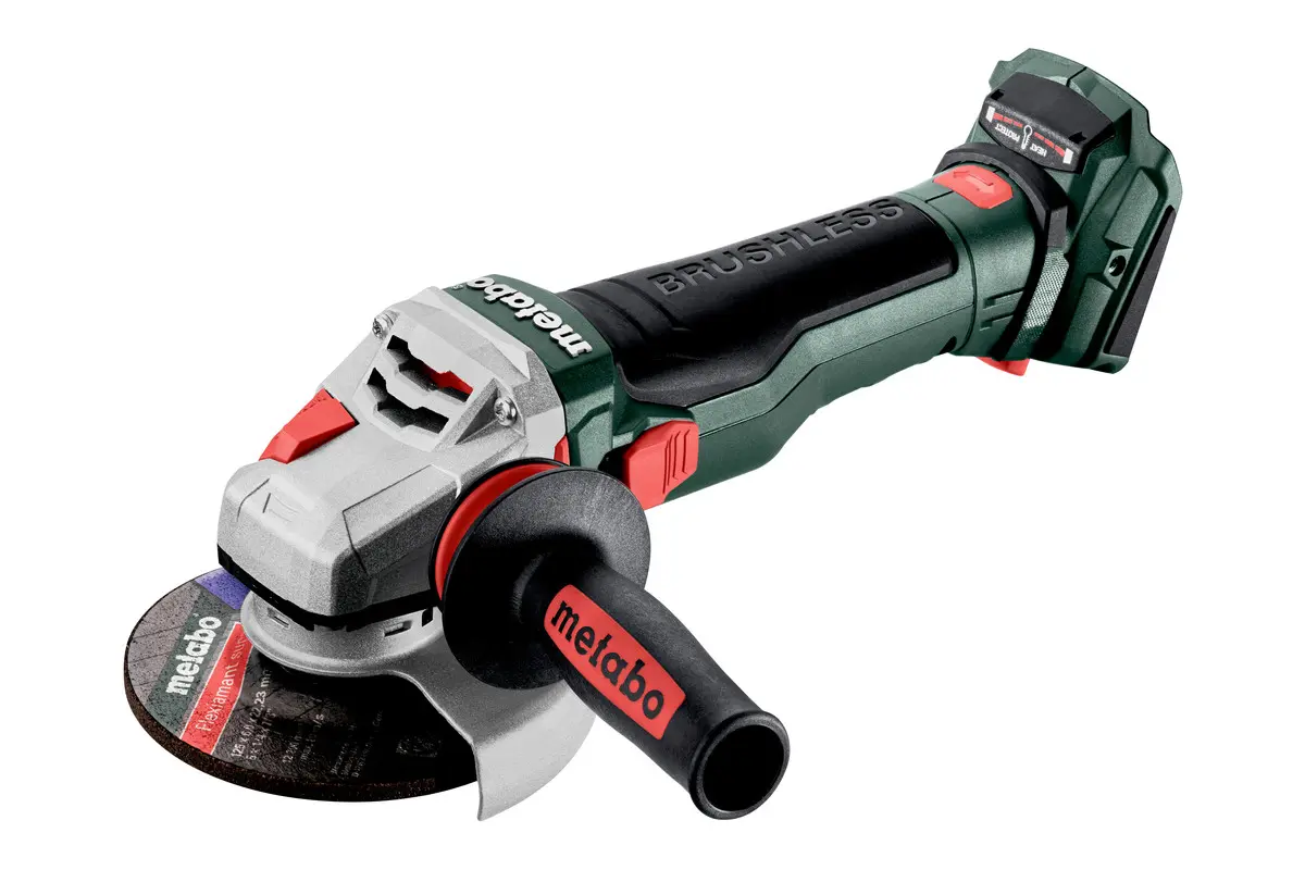 Produktfoto 1 von Metabo 601730840, Akku-Winkelschleifer WB 18 LTX BL 15-125 Quick, Solo in metaBOX 165 L