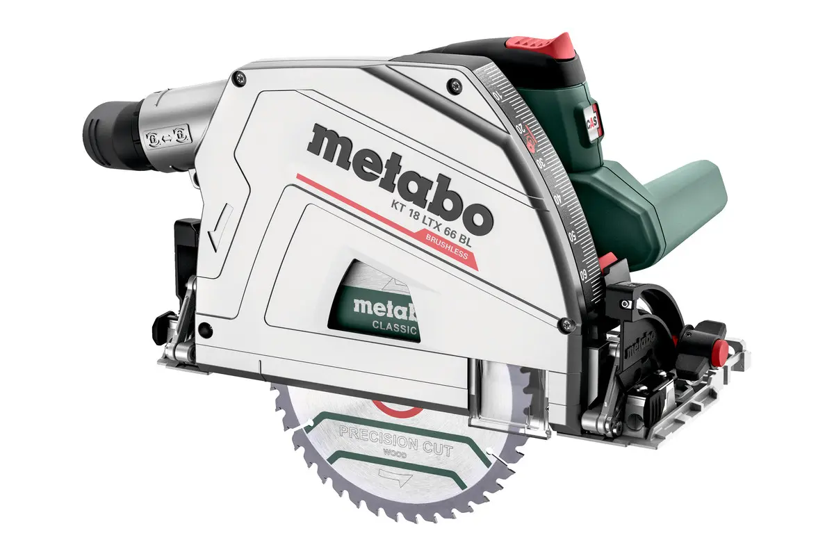 Produktfoto 1 von Metabo 601866810, Akku-Tauchkreissäge KT 18 LTX 66 BL 2x 8,0Ah LiHD + Lader  in MetaBox 340