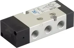 Produktfoto 1 von AZ Pneumatica 582 MC, Wegeventil NAMUR 5/2 1/4" pneumatisch, Federrückstellung