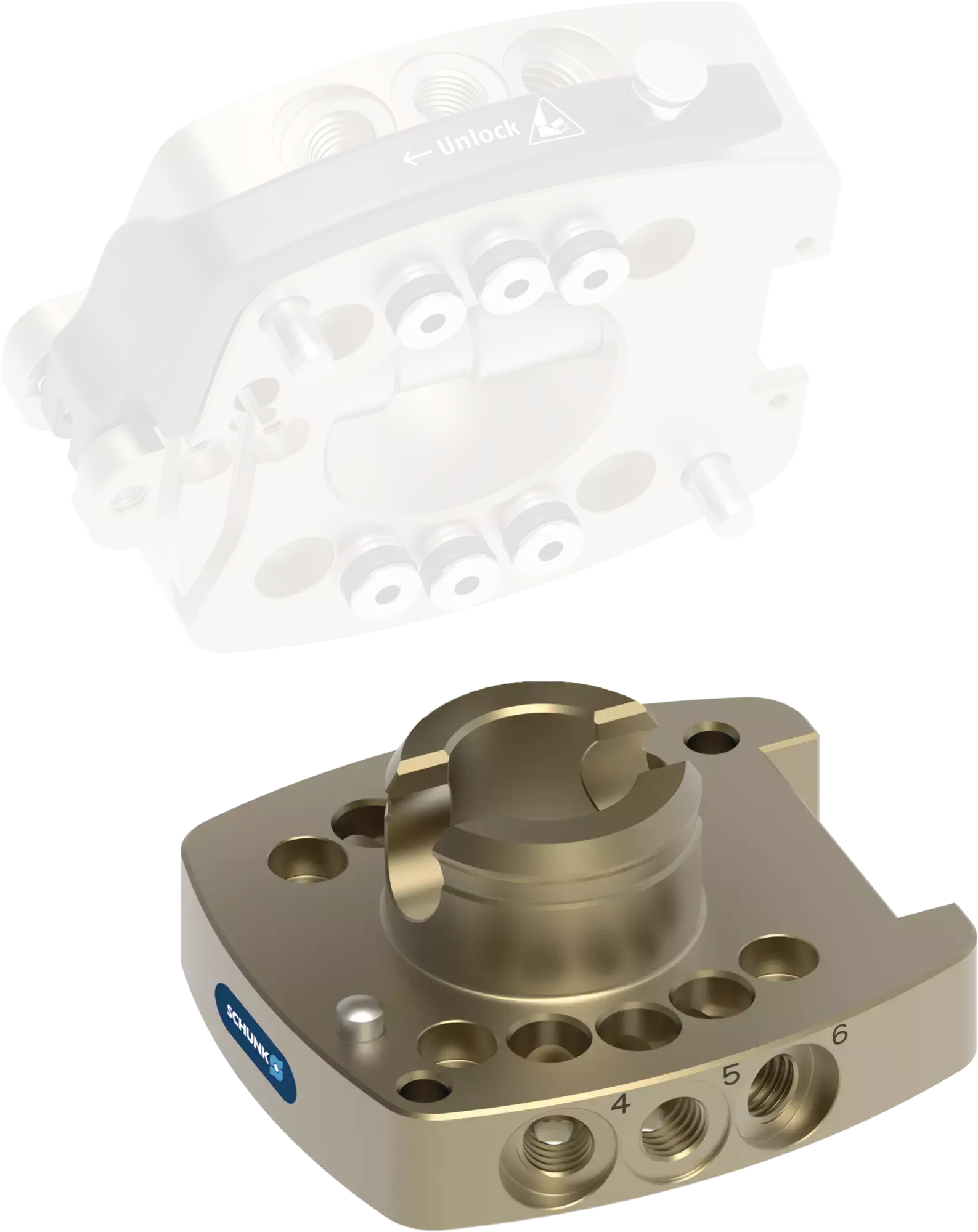Produktfoto 1 von SCHUNK CMS 063-A-B, Manuelles Wechselsystem