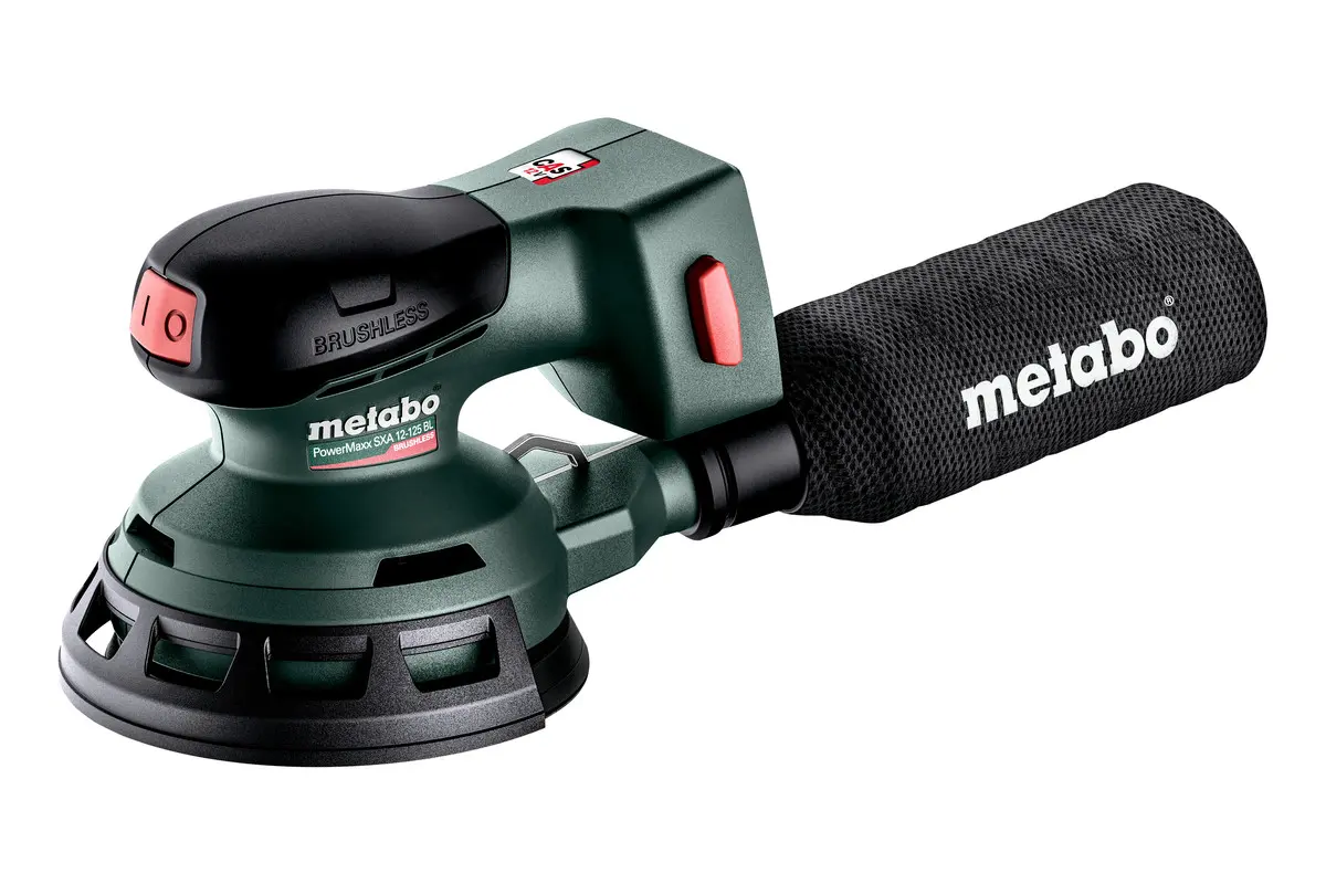 Metabo 602035840, Akku-Exzenterschleifer PowerMaxx SXA 12-125 BL Solo in metaBOX 215