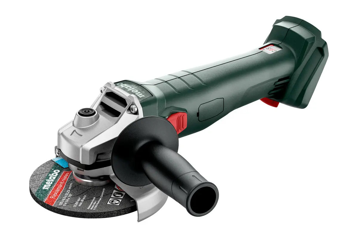 Produktfoto 1 von Metabo 602247840, Akku-Winkelschleifer W 18 L 9-125 (ohne Akku und Lader in metaBOX 165 L
