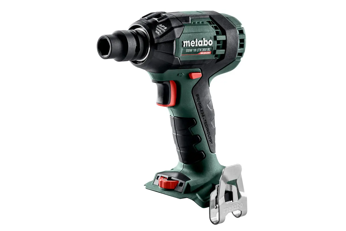Produktfoto 1 von Metabo 602395890, Akku-Schlagschrauber SSW 18 LTX 300 BL ohne Akku und Ladegerät im Karton