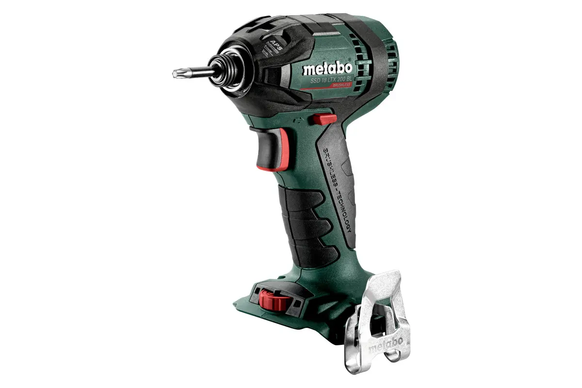 Produktfoto 1 von Metabo 602396840, Akku-Schlagschrauber SSD 18 LTX 200 BL ohne Akku ohne Lader in metaBOX 14