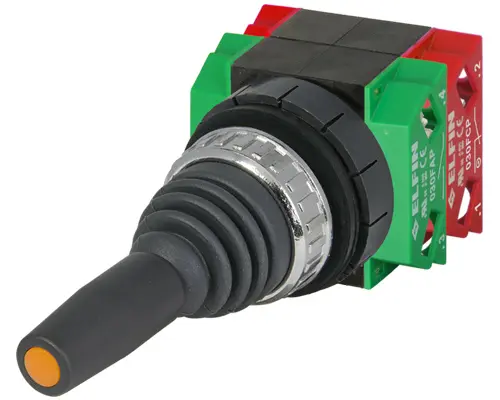 New Elfin 030MTTRN Joystick, 2 Positionen, 2 Federrückstellung, 2 N.O.+2 N.C.
