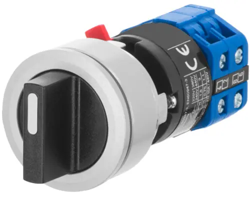 Produktfoto 1 von New Elfin 030SFMNSC401 Kurzer Hebel-Drehwahlschalter, 4 Positionen