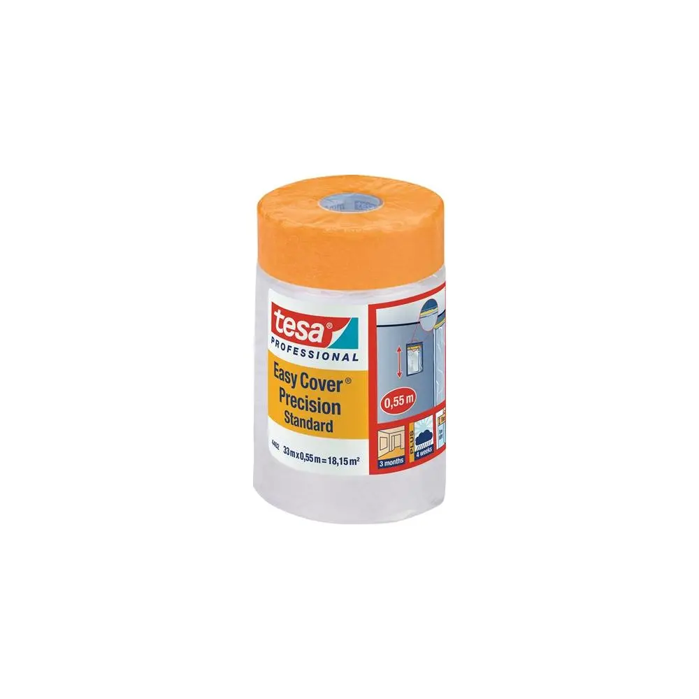 Produktfoto 1 von TESA 04402-00003-00, Folienband Easy Cover 4402 Präzision 33x0,55 m VE: 25