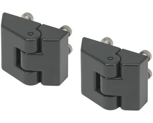 Produktfoto 1 von New Elfin 040CF Scharnierpaar für Drucktastengehäuse M10 und M5