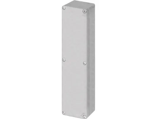 Produktfoto 1 von New Elfin 040C0836-8N, Bedienpult-Gehäuse Aluminium M10 85x360x85, unlackiert, ungebohrt, ohne Kabeleingang
