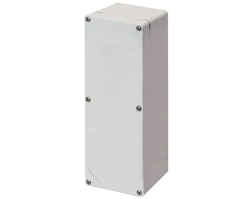 Produktfoto 1 von New Elfin 040C0926-1, Bedienpult-Gehäuse Aluminium M4 92x265x100, ungebohrt, ohne Kabeleingang