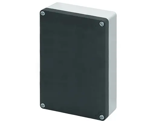 Produktfoto 1 von New Elfin 040C1420-8, Bedienpult-Gehäuse Aluminium M10 140x200x85, ungebohrt, ohne Kabeleingang