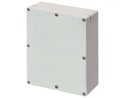 Produktfoto 1 von New Elfin 040C1720-7E, Bedienpult-Gehäuse Aluminium M4 170x205x70, ungebohrt, mit Kabeleingang