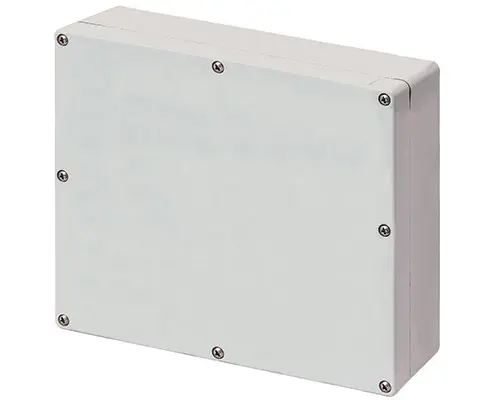 Produktfoto 1 von New Elfin 040C2320-8, Bedienpult-Gehäuse Aluminium M4 230x205x80, ungebohrt, ohne Kabeleingang