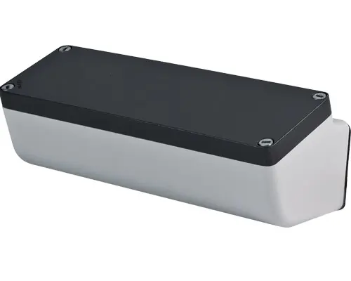 Produktfoto 1 von New Elfin 040L0826-8E, Abgeschrägtes Bedienpult-Gehäuse Aluminium 85x260x85, M10, lackiert, ungebohrt, mit Kabeleingang