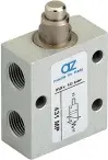Produktfoto 1 von AZ Pneumatica 431 MP, Wegeventil 3/2 1/8" Stößel, Federrückstellung