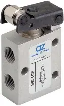 Produktfoto 1 von AZ Pneumatica 431 MR, Wegeventil 3/2 1/8" Rollenbetätigung, Federrückstellung