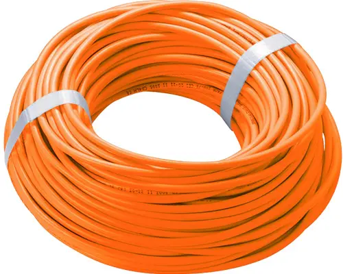 Produktfoto 1 von New Elfin 050CB075A, Rolle Zweileiterkabel, 2 x 0,75 mm², L 100 m, orange