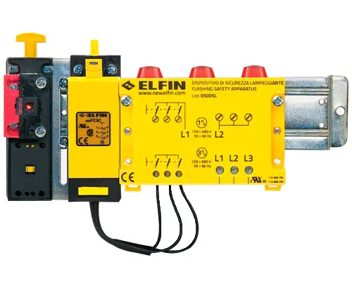 Produktfoto 1 von New Elfin 050ASL3FI01 Dreiphasig blinkendes Sicherheitsgerät 220-690V