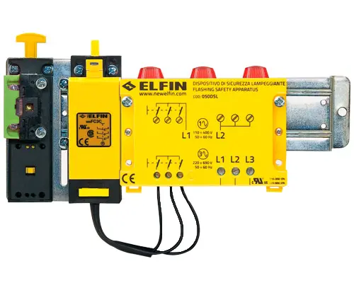 Produktfoto 1 von New Elfin 050ASL3FI10 Dreiphasig blinkendes Sicherheitsgerät 220-690V