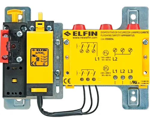 Produktfoto 1 von New Elfin 050ASLFI01 Dreiphasig blinkende Sicherheitseinrichtung 220-690V