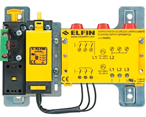 Produktfoto 1 von New Elfin 050ASLFI10 Dreiphasig blinkendes Sicherheitsgerät 220-690V