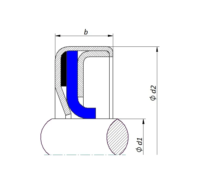 Produktfoto 1 von Elring Klinger 06826910ET0001, Radialwellendichtringe RWDR HN2390 40x52x8