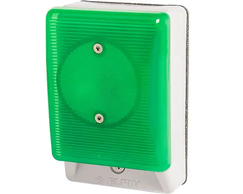Produktfoto 1 von New Elfin 060APFLV Handballenschalter, beleuchtet, tastend, grüner Pilzknopf