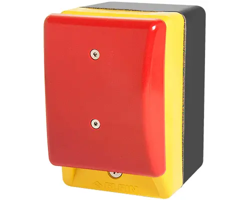 Produktfoto 1 von New Elfin 060APFRC Handballen-Notausschalter, tastend, roter Pilztaster