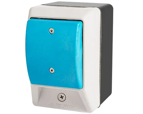 Produktfoto 1 von New Elfin 060APTBLC Handballenschalter, tastend, blauer Domtaster