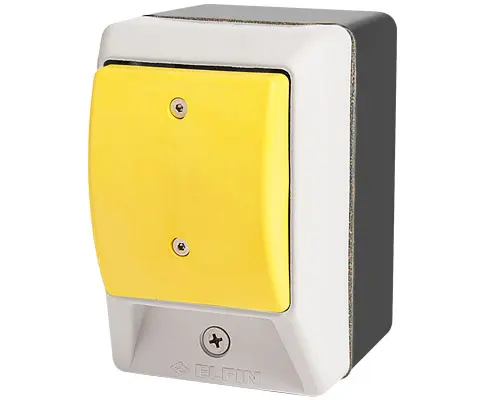 Produktfoto 1 von New Elfin 060APTGC Handballenschalter, tastend, gelbe Kuppeltaste