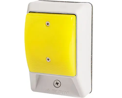 Produktfoto 1 von New Elfin 060APTLG Handballenschalter, beleuchtet, tastend, gelbe Kuppeltaste