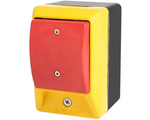 Produktfoto 1 von New Elfin 060APTRC Not-Aus-Handschalter, tastend, roter Domtaster
