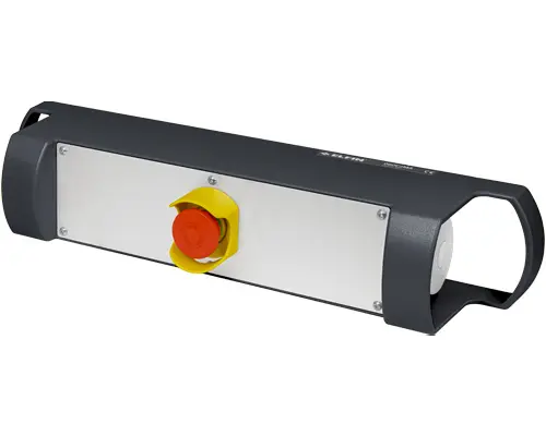 New Elfin 060C2MA, Console two-hand control panel, grey, aluminium