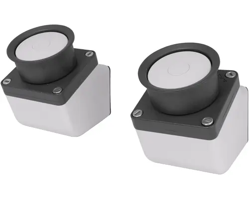 Produktfoto 1 von New Elfin 060MLP2GR, Graue Einzelmodule für Zweihandbedienpult, geneigte, Aluminium