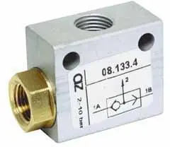 Produktfoto 1 von AZ Pneumatica 08.133.4, In-line Logikement ODER, 1/8"